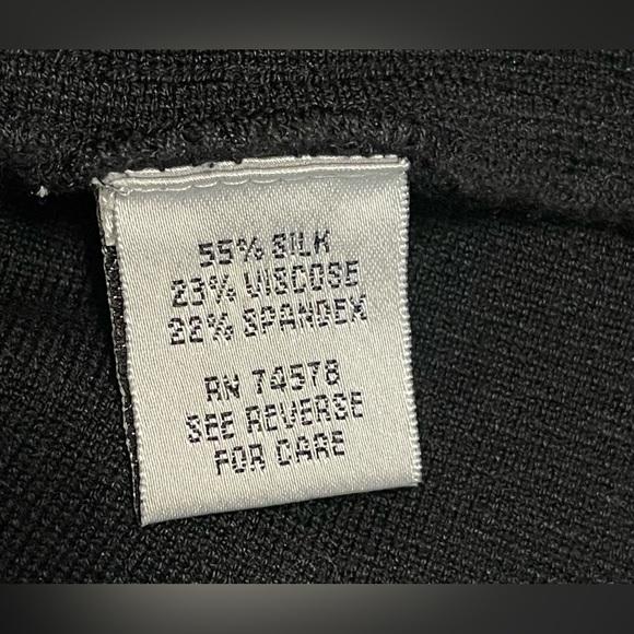 Cache Black Silk Blend Leopard Faux Fur Bell Sleeve Cardigan Sweater Size Small - Picture 9 of 9